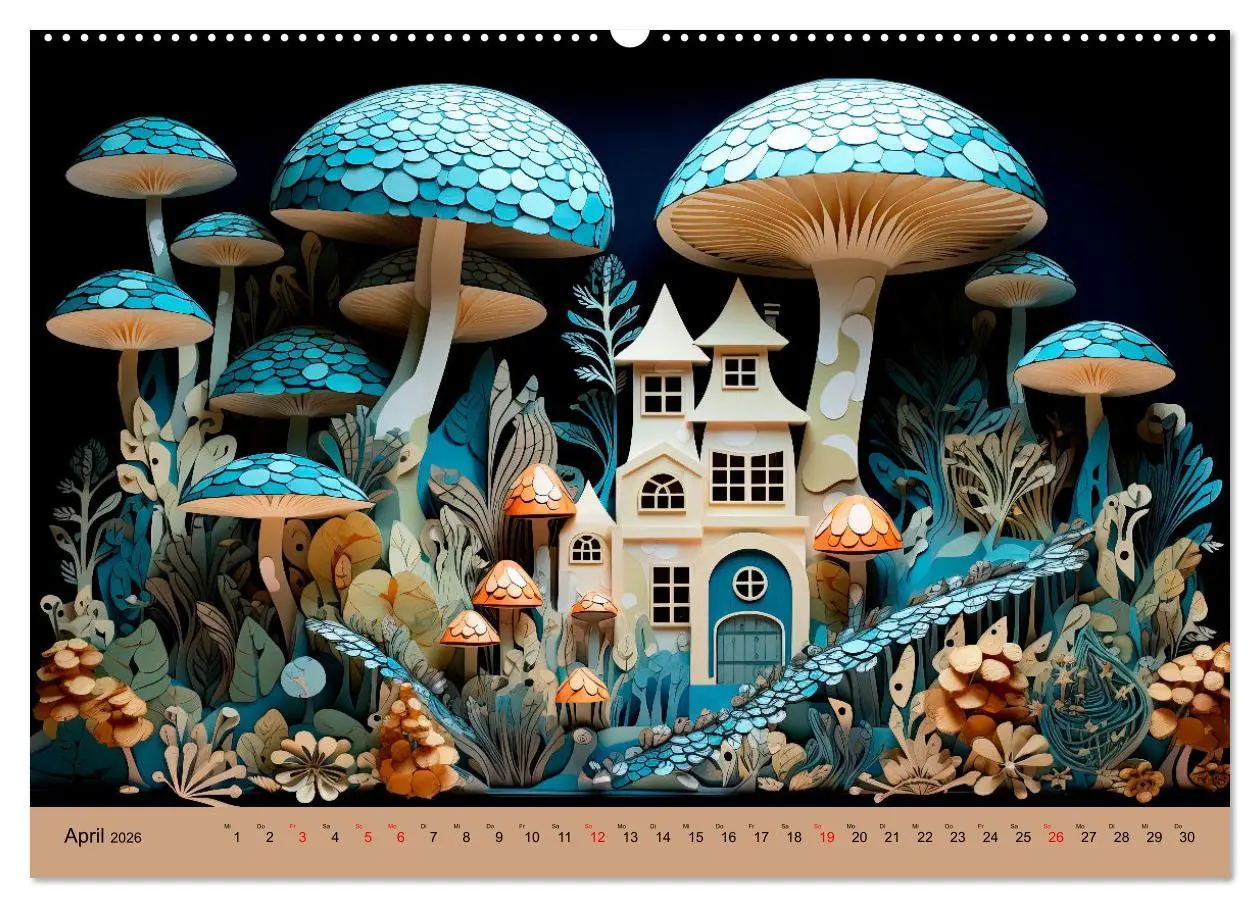 Bild: 9783457481523 | Magie der Pilze (hochwertiger Premium Wandkalender 2026 DIN A2...