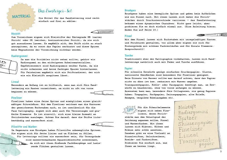 Bild: 9783460281523 | Handlettering u. Schmuckelemente | mit Übungsseiten | Stahl | Buch