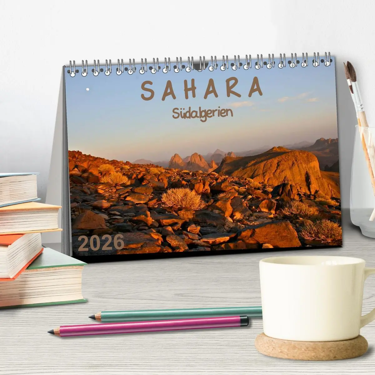 Bild: 9783516191523 | Sahara - Südalgerien (Tischkalender 2026 DIN A5 quer), CALVENDO...