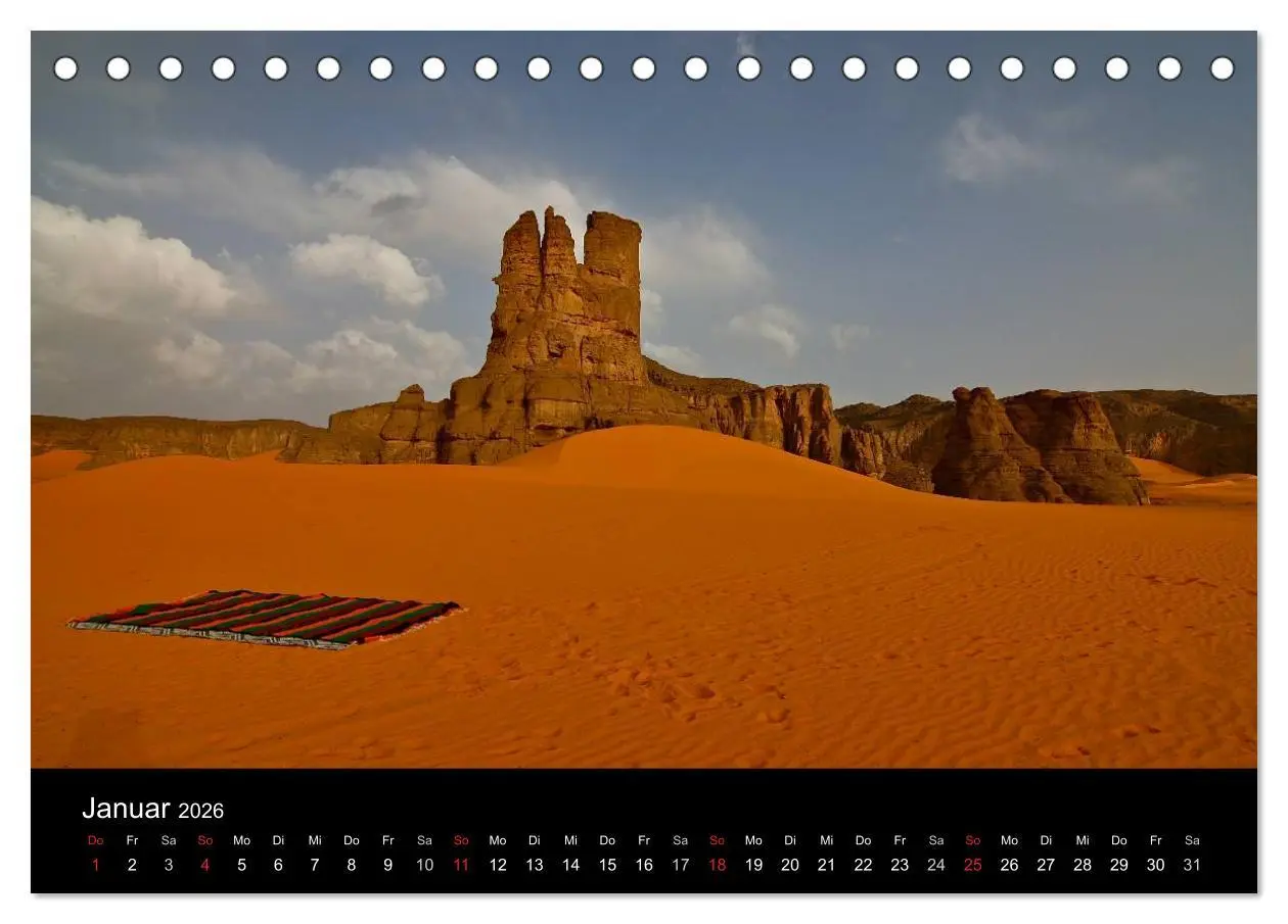 Bild: 9783516191523 | Sahara - Südalgerien (Tischkalender 2026 DIN A5 quer), CALVENDO...