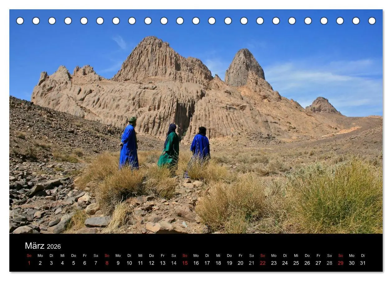 Bild: 9783516191523 | Sahara - Südalgerien (Tischkalender 2026 DIN A5 quer), CALVENDO...