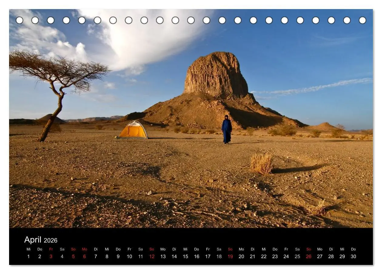 Bild: 9783516191523 | Sahara - Südalgerien (Tischkalender 2026 DIN A5 quer), CALVENDO...