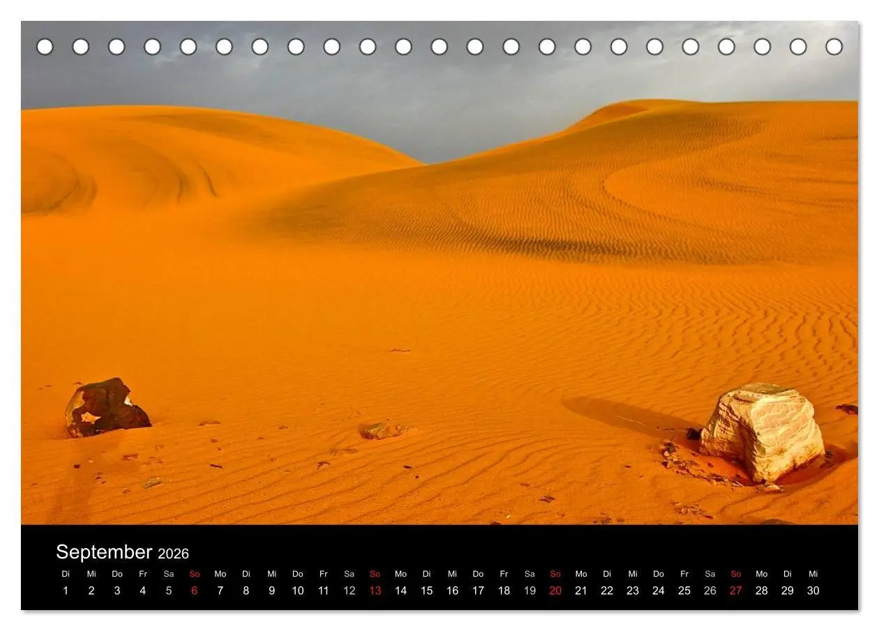 Bild: 9783516191523 | Sahara - Südalgerien (Tischkalender 2026 DIN A5 quer), CALVENDO...