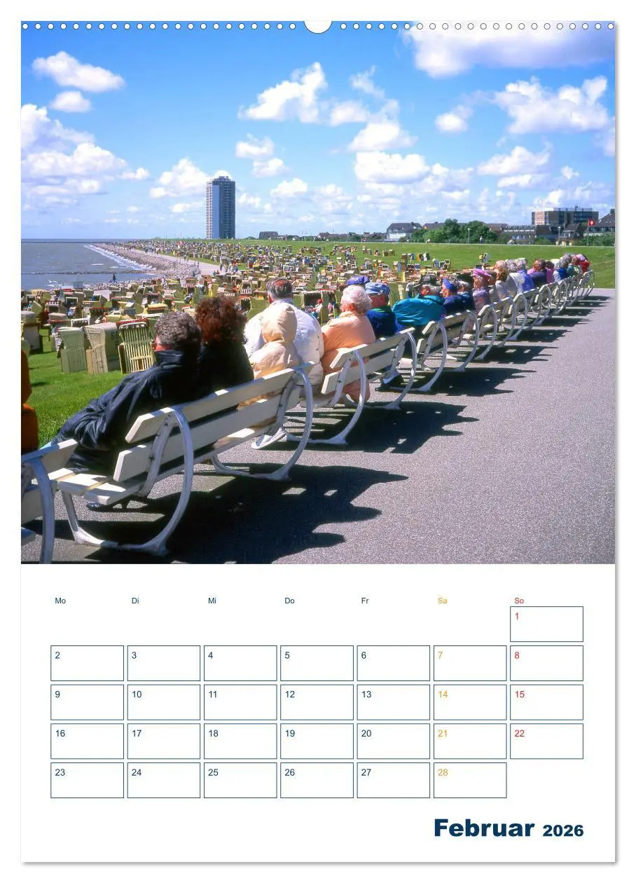 Bild: 9783516401523 | Vielseitiges Büsum (hochwertiger Premium Wandkalender 2026 DIN A2...