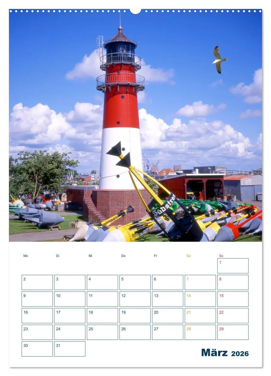 Bild: 9783516401523 | Vielseitiges Büsum (hochwertiger Premium Wandkalender 2026 DIN A2...