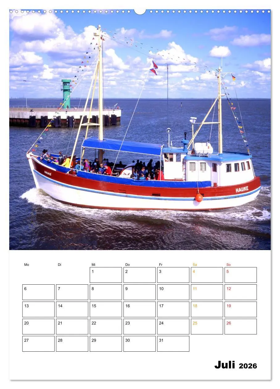 Bild: 9783516401523 | Vielseitiges Büsum (hochwertiger Premium Wandkalender 2026 DIN A2...