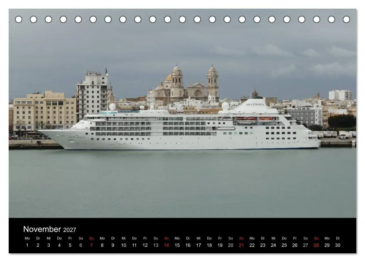 Bild: 9783594241523 | Kreuzfahrtschiffe in Europa (Tischkalender 2027 DIN A5 quer),...
