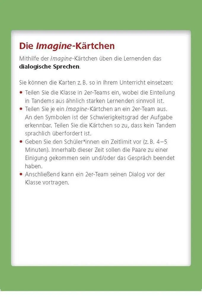 Bild: 9783834671523 | Time to talk - Englisch sprechen üben | Marleen Benedikt | Box | 64 S.