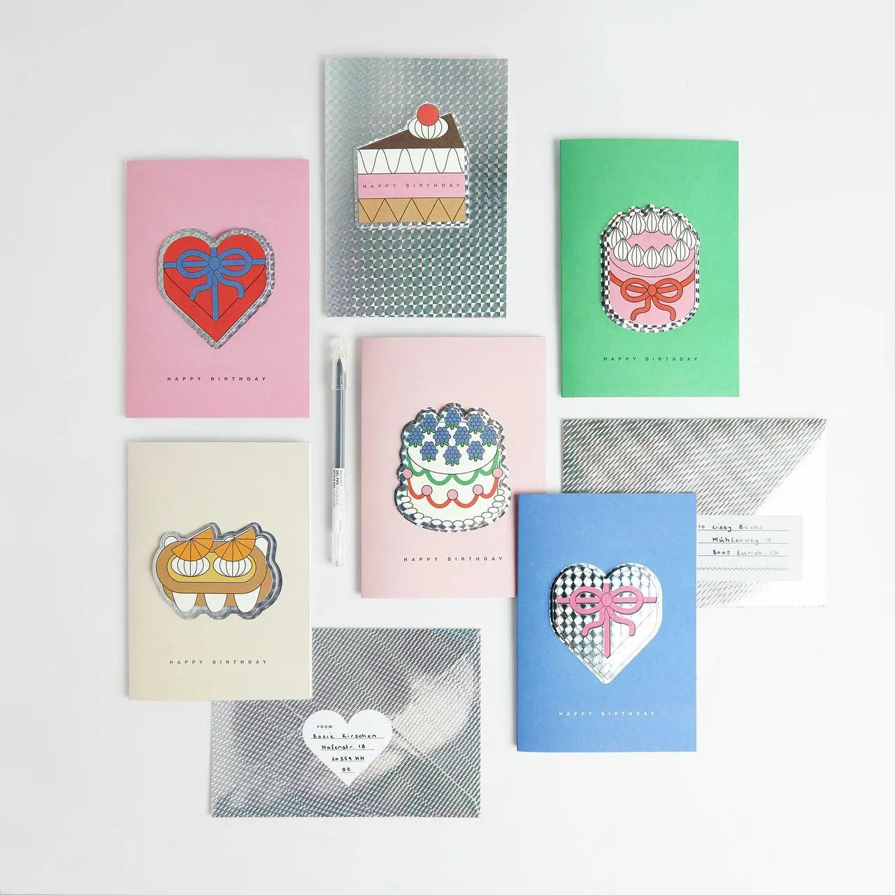 Bild: 4051271441623 | 3D-Kartenset Eye Candy, Happy Birthday FSC MIX | (Land-)Karte | 2026