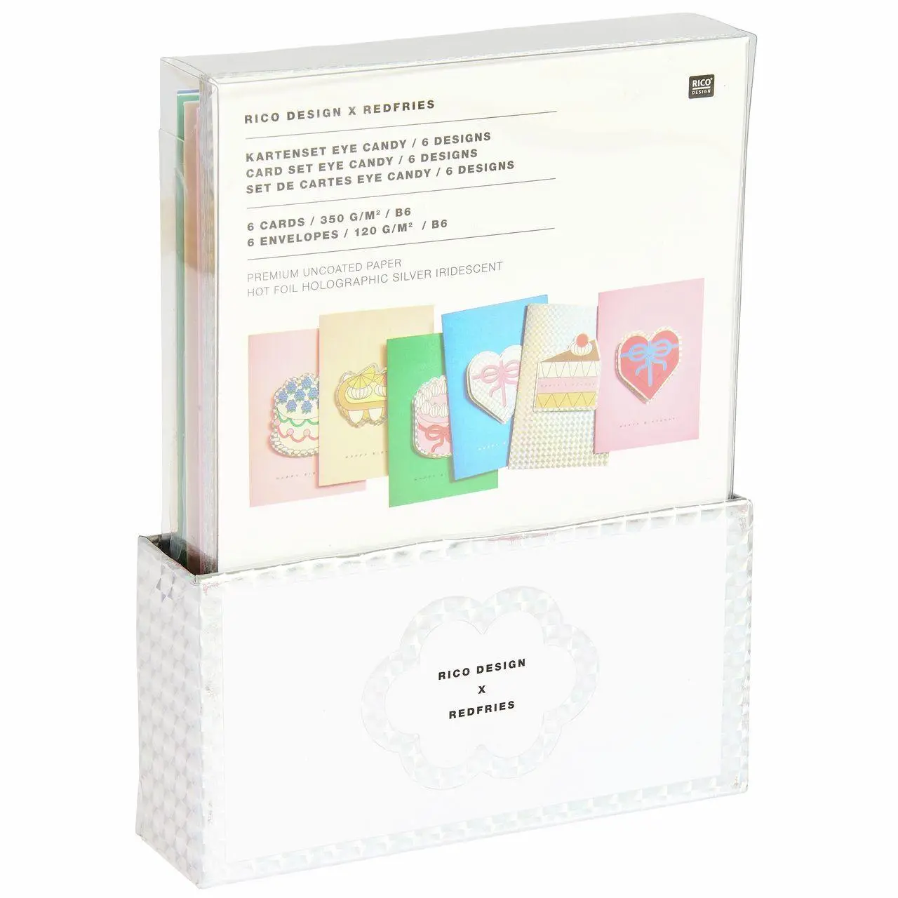 Bild: 4051271441623 | 3D-Kartenset Eye Candy, Happy Birthday FSC MIX | (Land-)Karte | 2026
