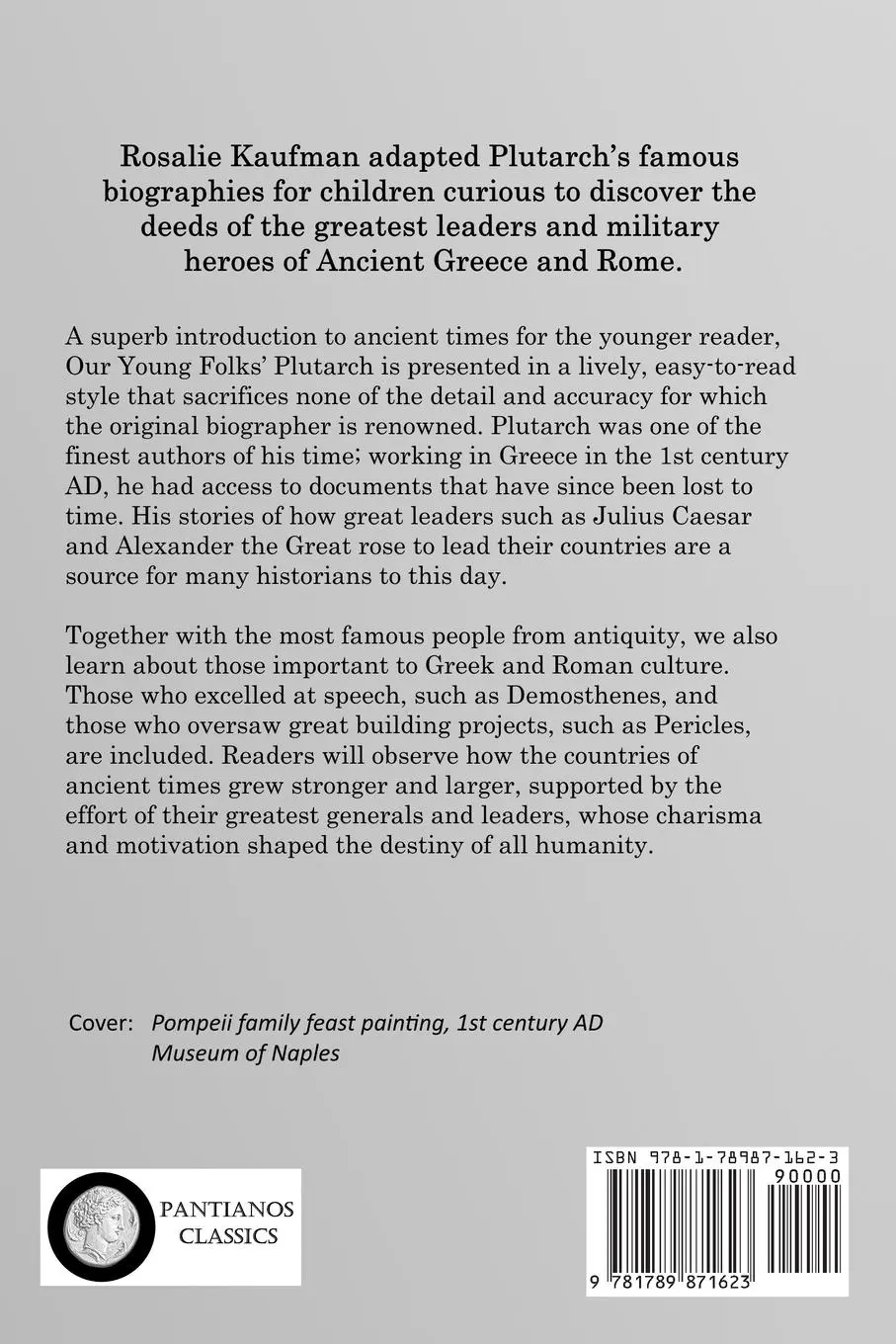 Rückseite: 9781789871623 | Our Young Folks' Plutarch | Rosalie Kaufman | Taschenbuch | Englisch