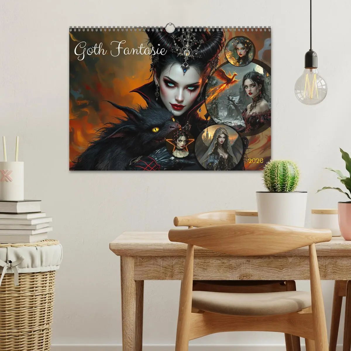 Bild: 9783457301623 | Goth Fantasie (Wandkalender 2026 DIN A3 quer), CALVENDO Monatskalender