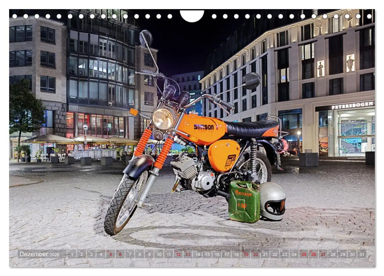 Bild: 9783457611623 | Simson S51c (Wandkalender 2026 DIN A4 quer), CALVENDO Monatskalender