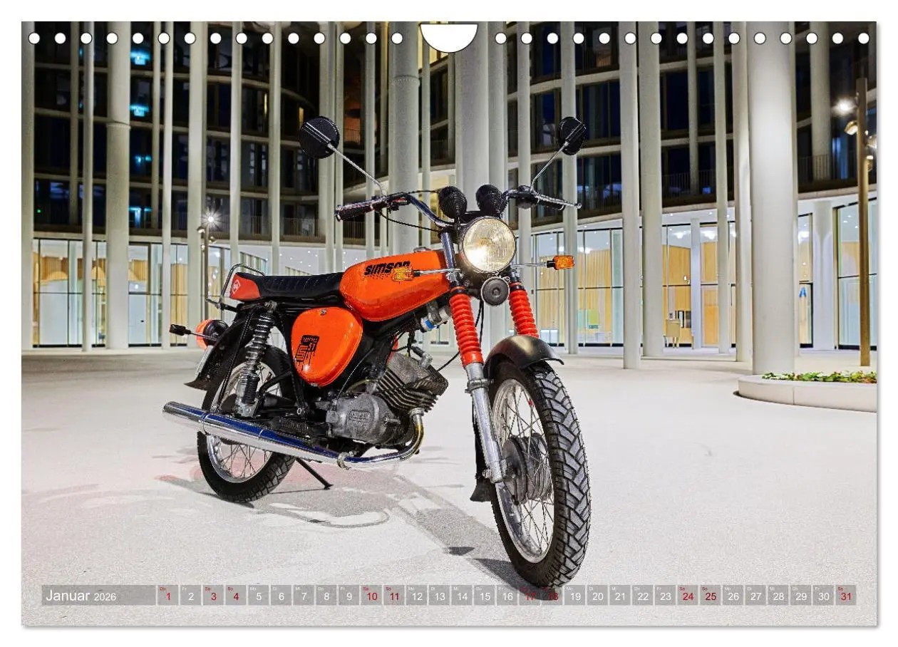 Bild: 9783457611623 | Simson S51c (Wandkalender 2026 DIN A4 quer), CALVENDO Monatskalender