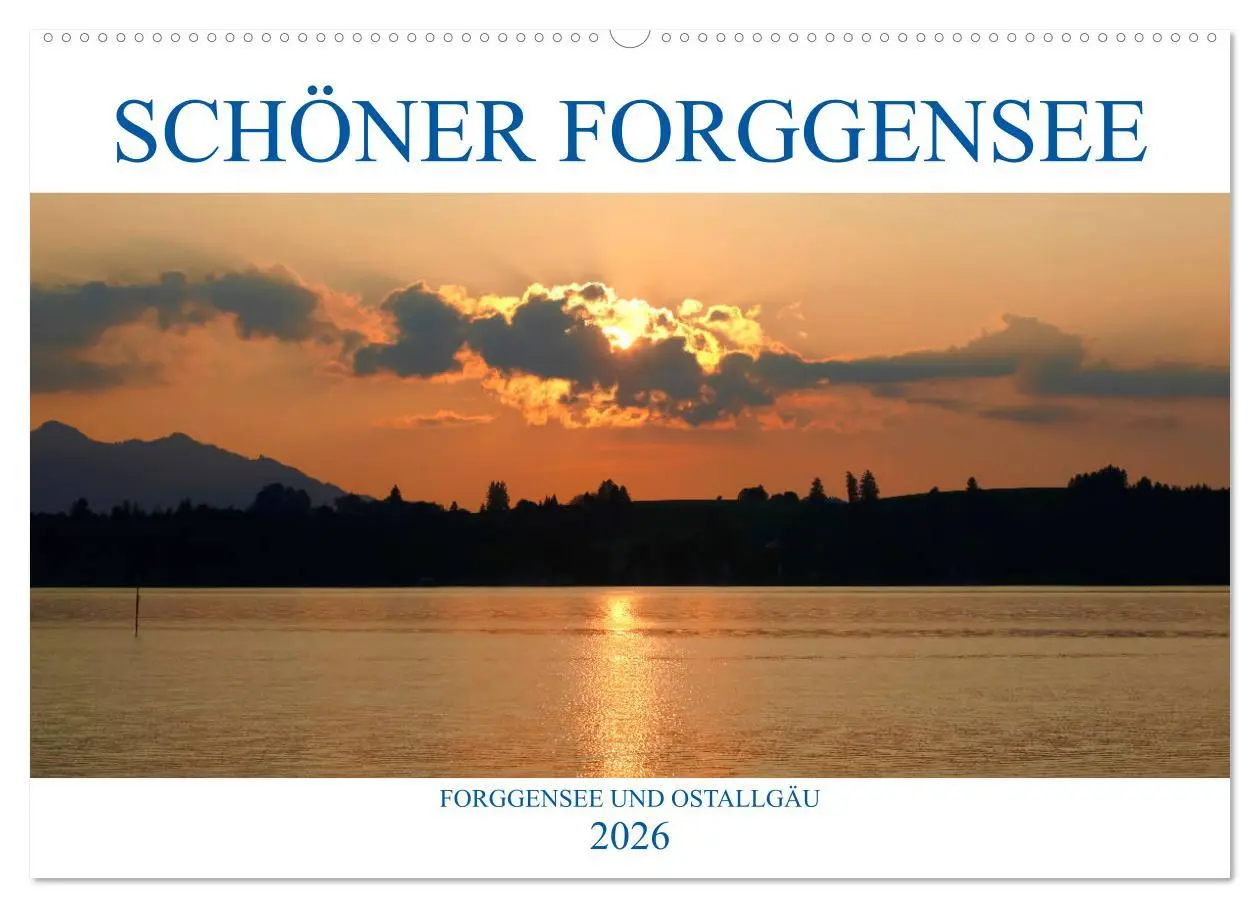 Cover: 9783457771723 | Schöner Forggensee (Wandkalender 2026 DIN A2 quer), CALVENDO...