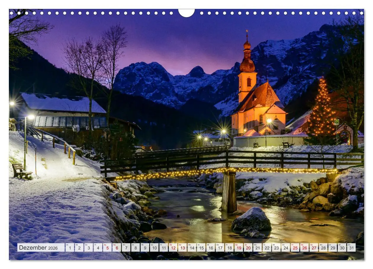 Bild: 9783457911723 | Unterwegs im Bergsteigerdorf Ramsau (Wandkalender 2026 DIN A3...