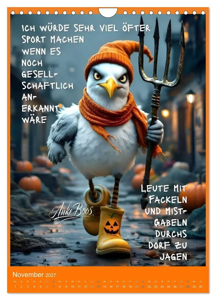 Bild: 9783516791723 | Böse Möwen - Jenseits des guten Geschmacks (Wandkalender 2027 DIN...