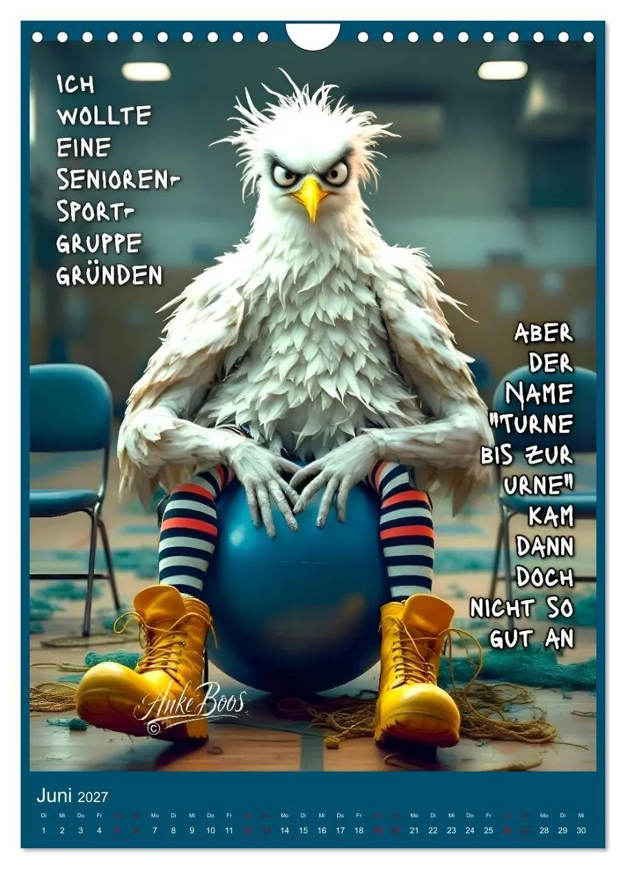 Bild: 9783516791723 | Böse Möwen - Jenseits des guten Geschmacks (Wandkalender 2027 DIN...