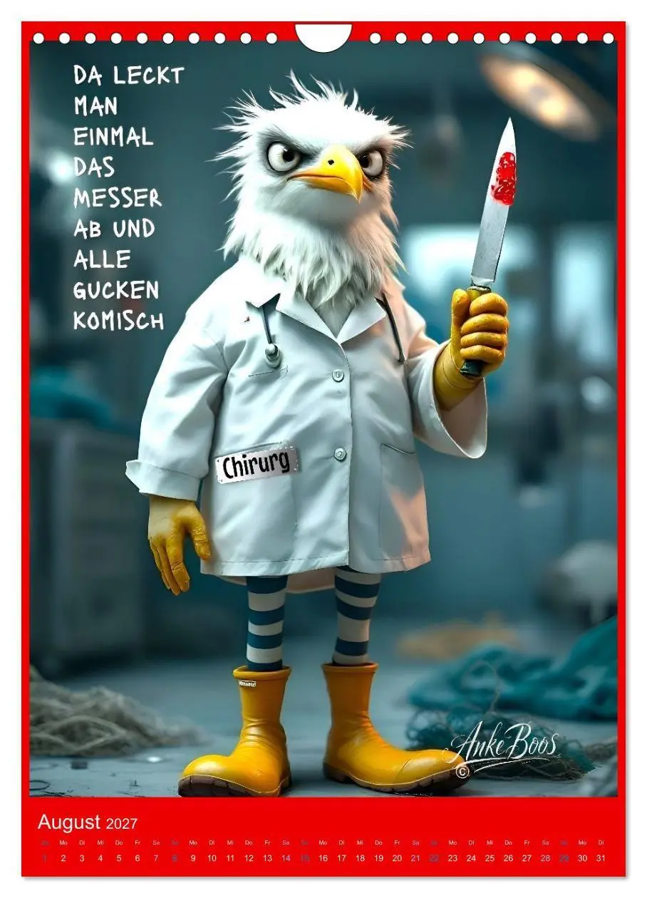 Bild: 9783516791723 | Böse Möwen - Jenseits des guten Geschmacks (Wandkalender 2027 DIN...