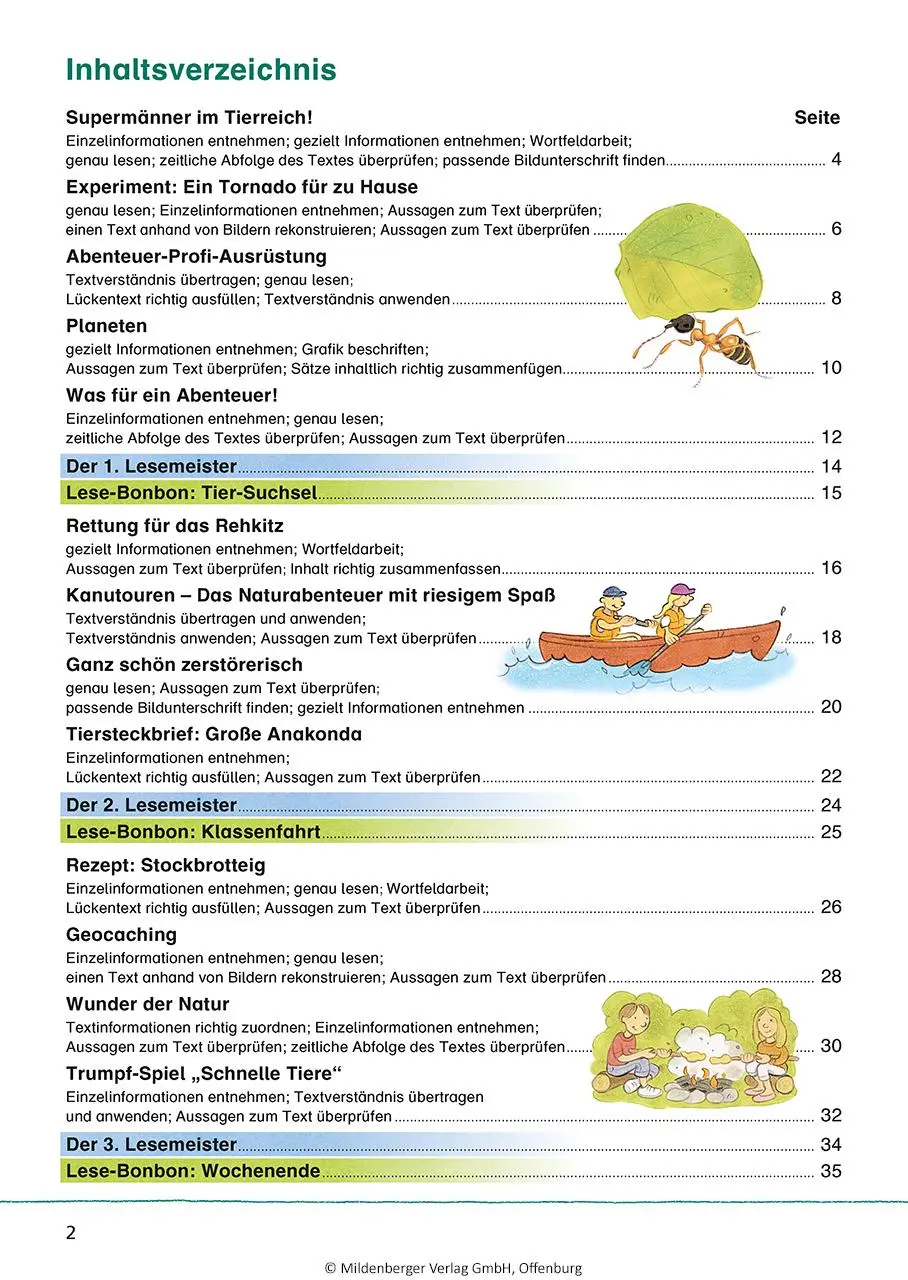 Bild: 9783619441723 | Das Übungsheft Lesen 4 | Sabine Stehr | Broschüre | 64 S. | Deutsch
