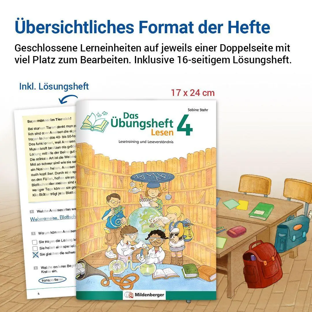 Bild: 9783619441723 | Das Übungsheft Lesen 4 | Sabine Stehr | Broschüre | 64 S. | Deutsch