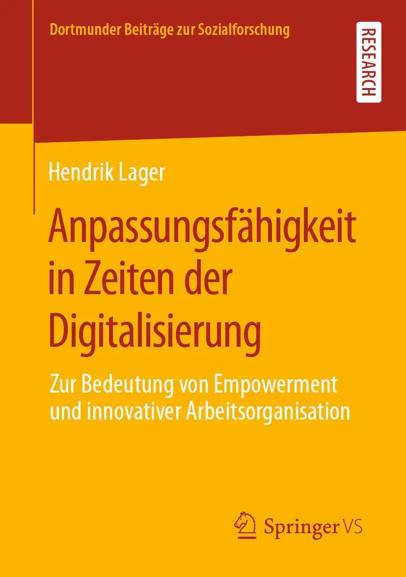 Cover: 9783658291723 | Anpassungsfähigkeit in Zeiten der Digitalisierung | Hendrik Lager | xv