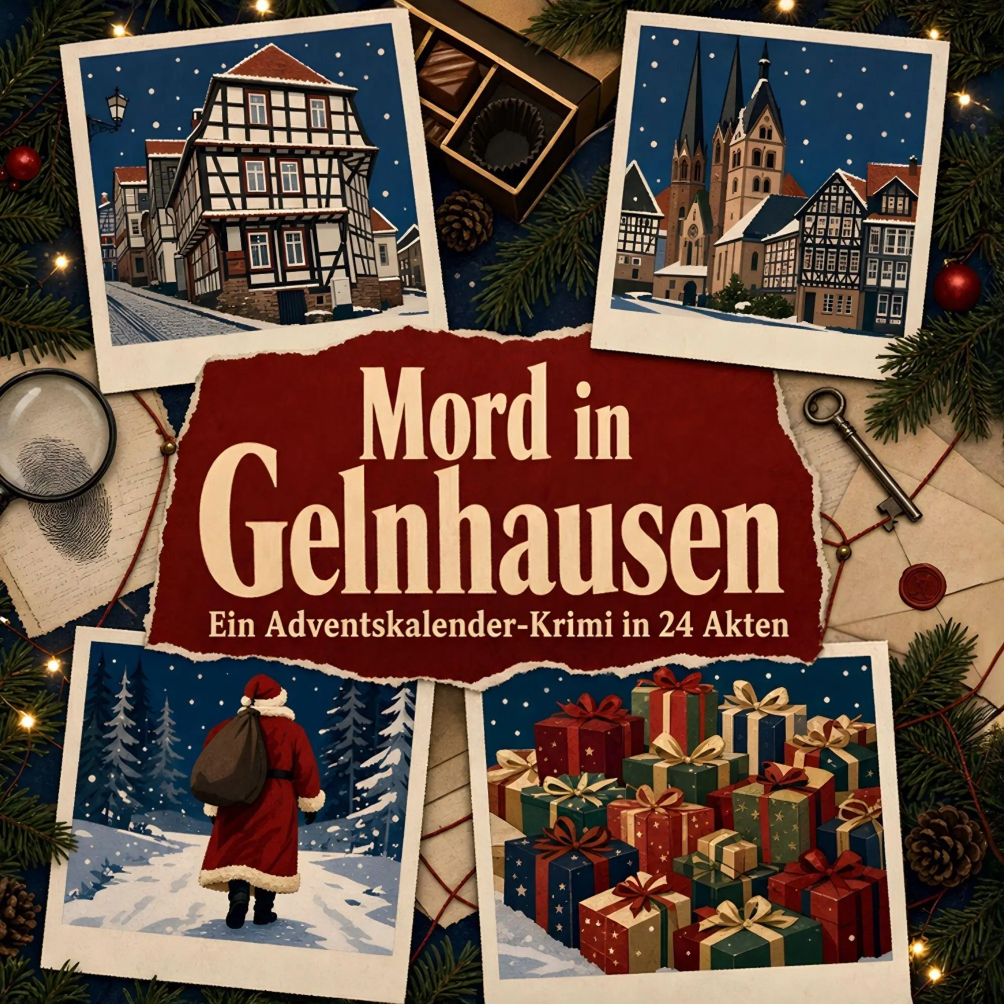 Cover: 9783696121723 | Mord in Gelnhausen | Ein Adventskalender-Krimi in 24 Akten | Schröder