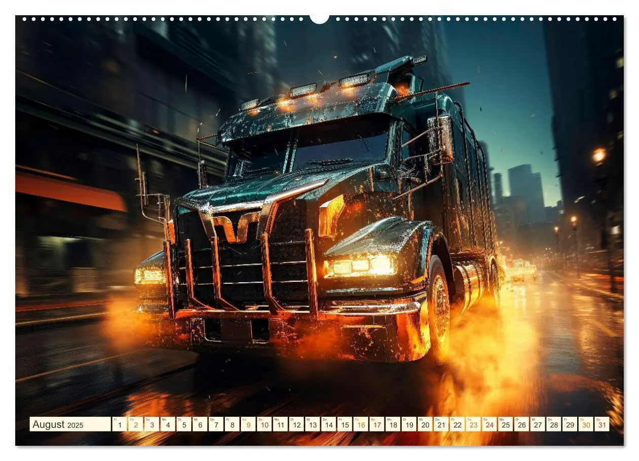 Bild: 9783383891823 | Truck Fantasien (Wandkalender 2025 DIN A2 quer), CALVENDO...