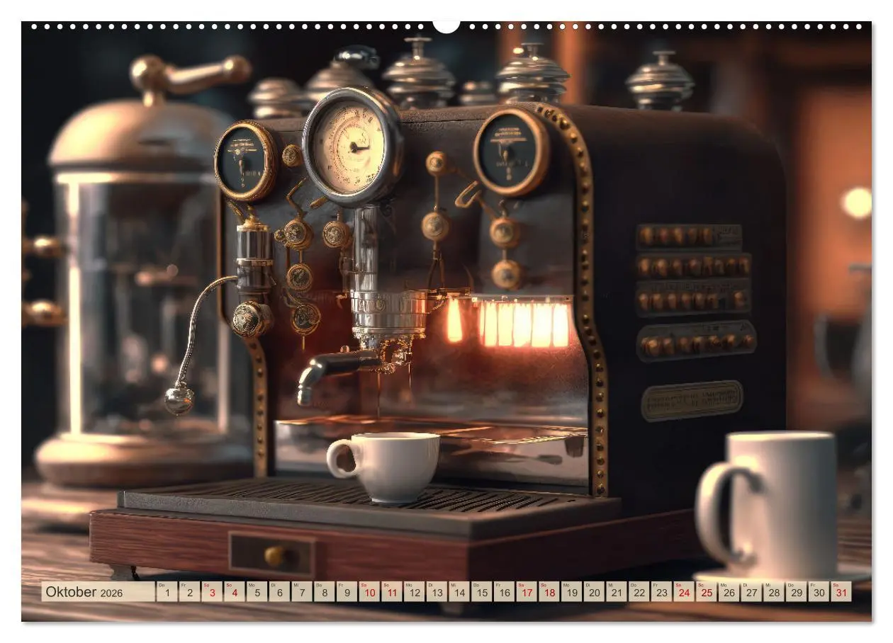 Bild: 9783457381823 | Kaffee Pause (hochwertiger Premium Wandkalender 2026 DIN A2 quer),...