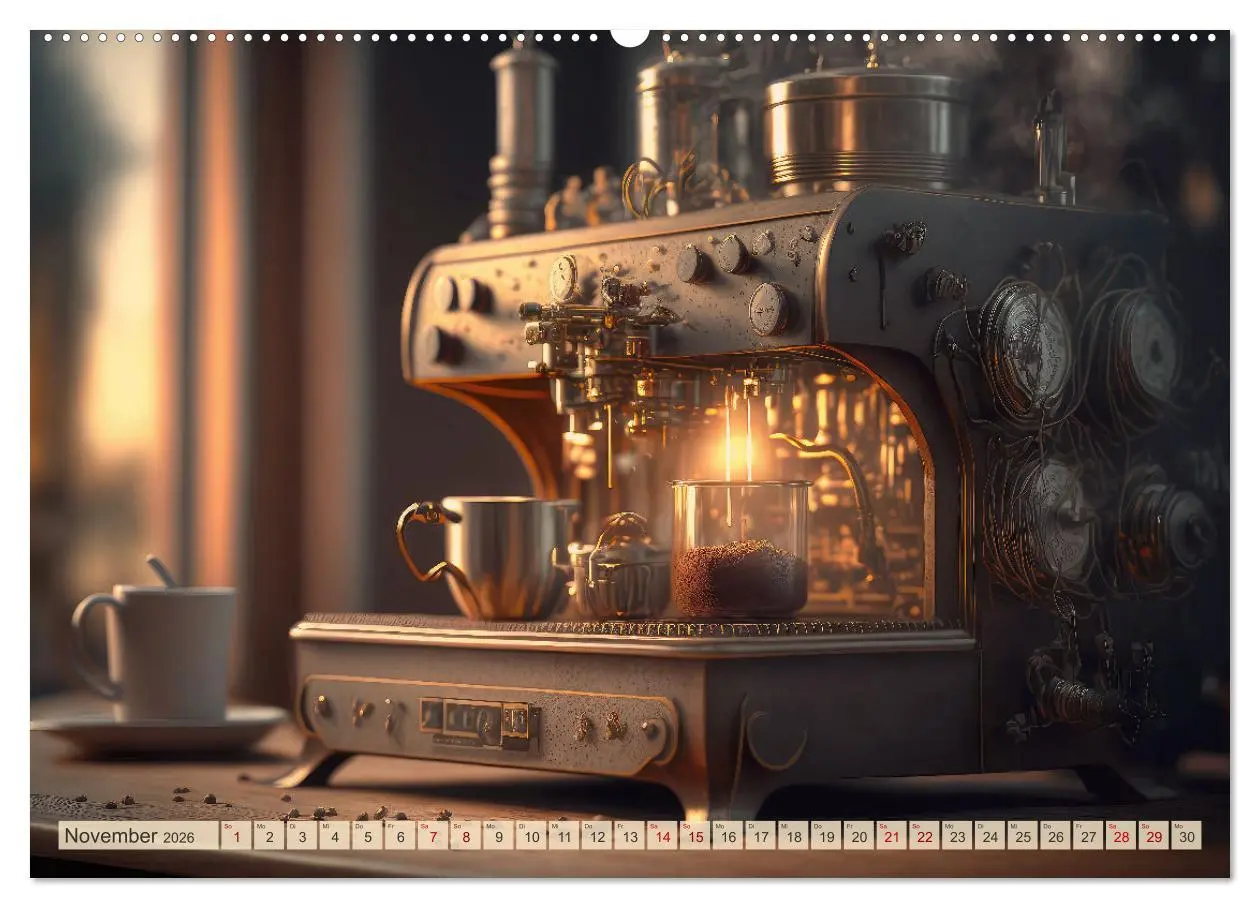 Bild: 9783457381823 | Kaffee Pause (hochwertiger Premium Wandkalender 2026 DIN A2 quer),...