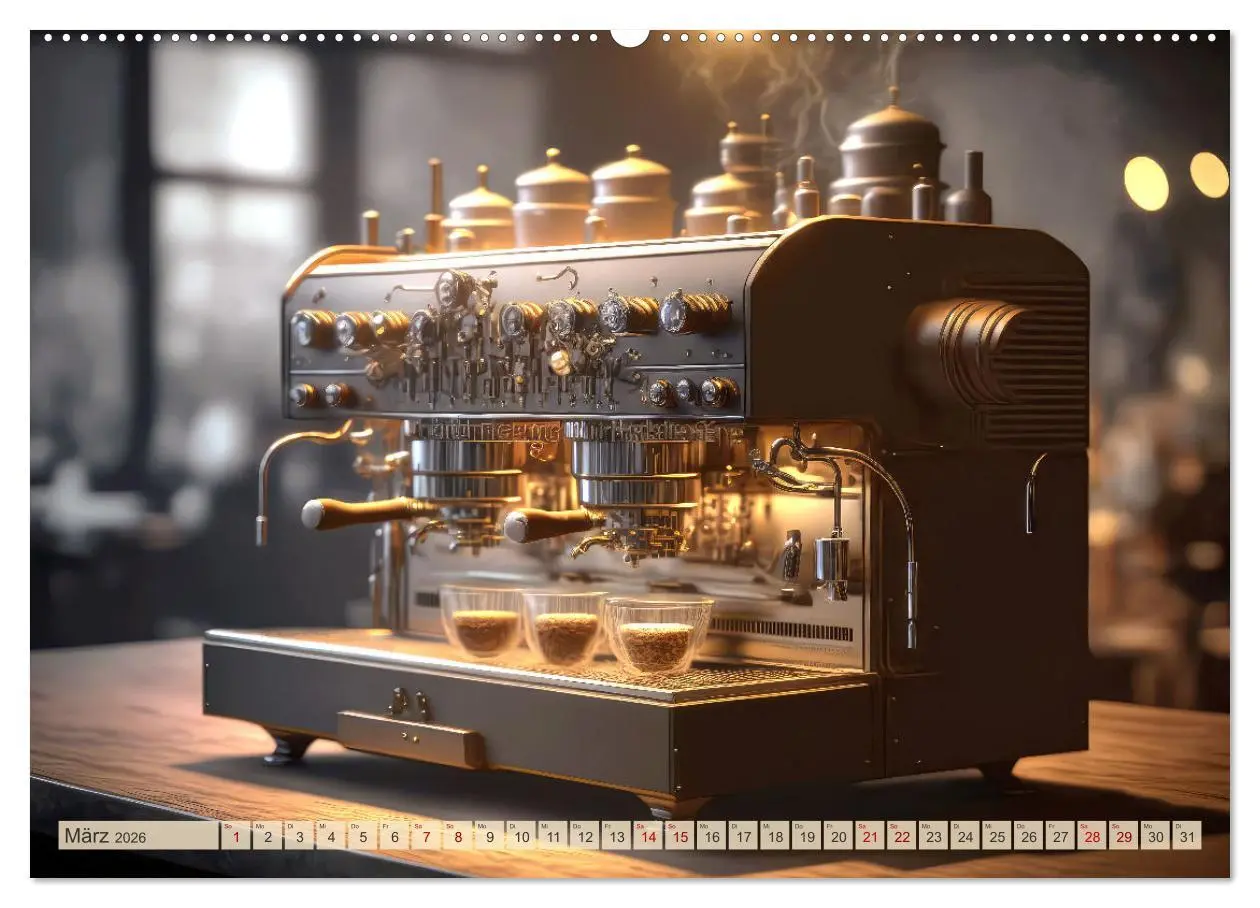 Bild: 9783457381823 | Kaffee Pause (hochwertiger Premium Wandkalender 2026 DIN A2 quer),...