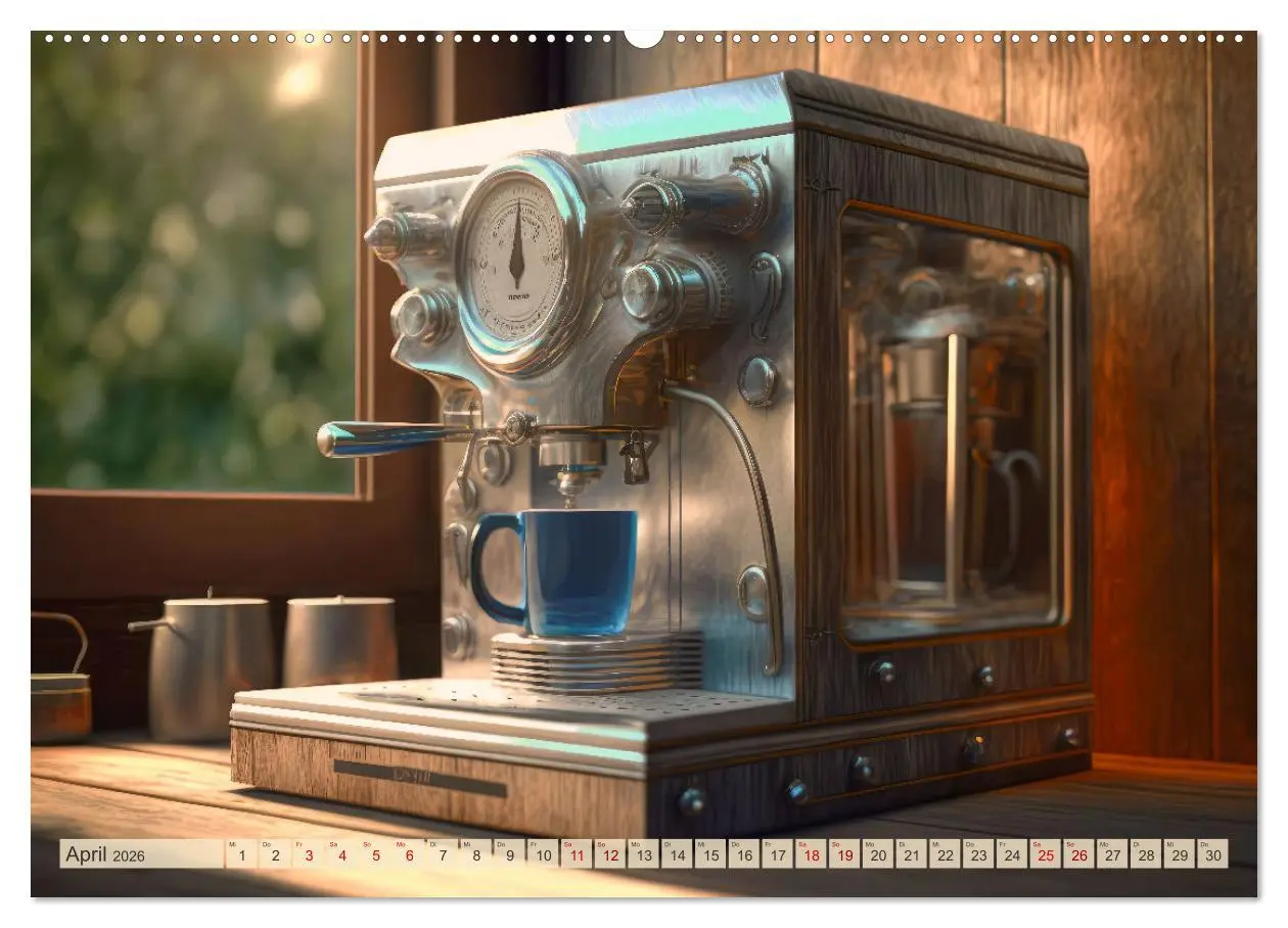 Bild: 9783457381823 | Kaffee Pause (hochwertiger Premium Wandkalender 2026 DIN A2 quer),...