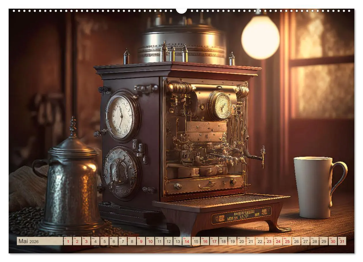 Bild: 9783457381823 | Kaffee Pause (hochwertiger Premium Wandkalender 2026 DIN A2 quer),...