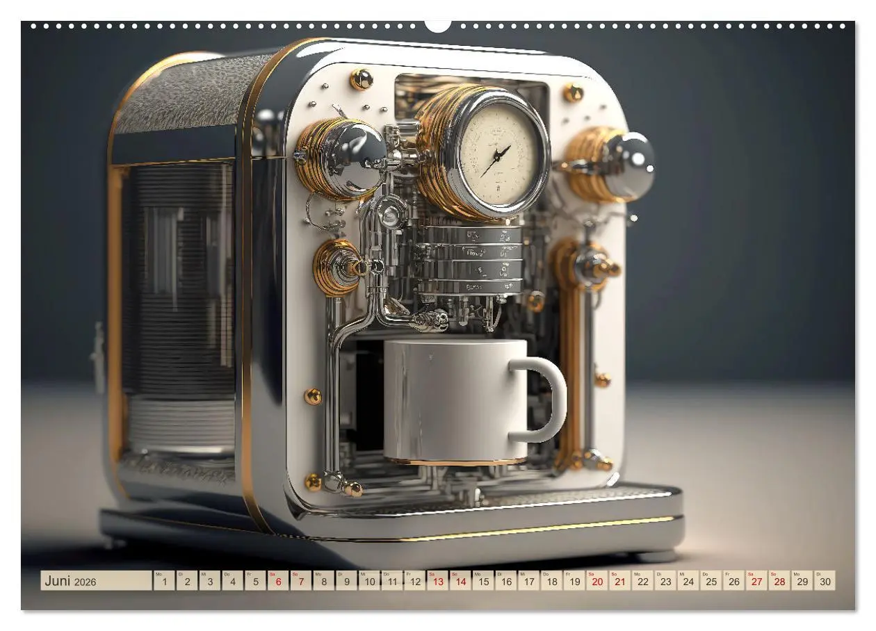 Bild: 9783457381823 | Kaffee Pause (hochwertiger Premium Wandkalender 2026 DIN A2 quer),...
