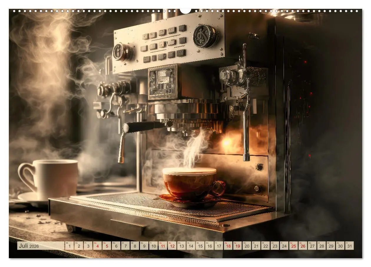 Bild: 9783457381823 | Kaffee Pause (hochwertiger Premium Wandkalender 2026 DIN A2 quer),...