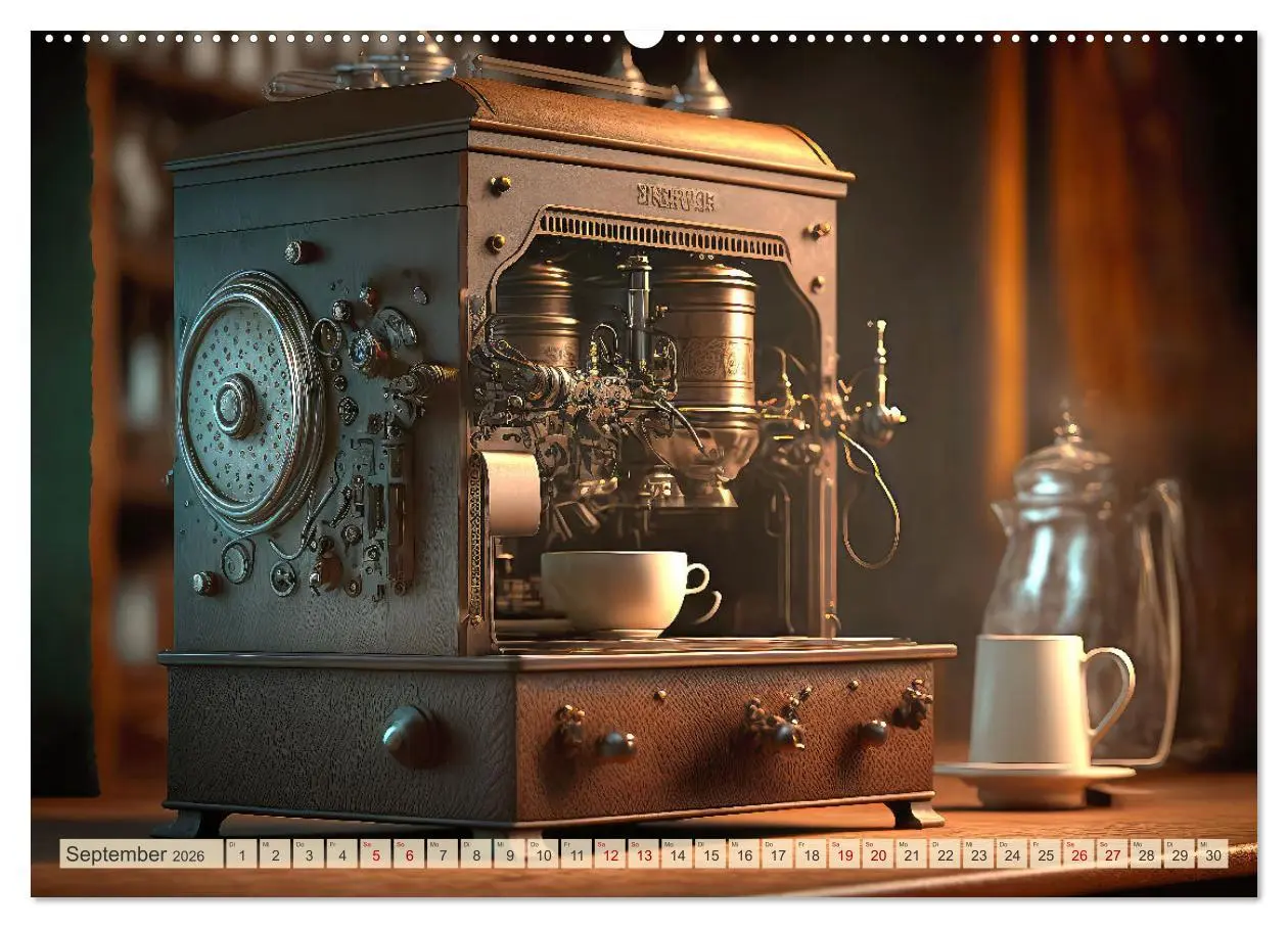 Bild: 9783457381823 | Kaffee Pause (hochwertiger Premium Wandkalender 2026 DIN A2 quer),...