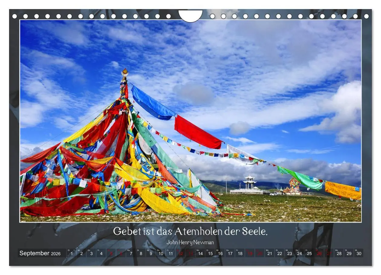Bild: 9783457831823 | Facettenreiches Tibet (Wandkalender 2026 DIN A4 quer), CALVENDO...
