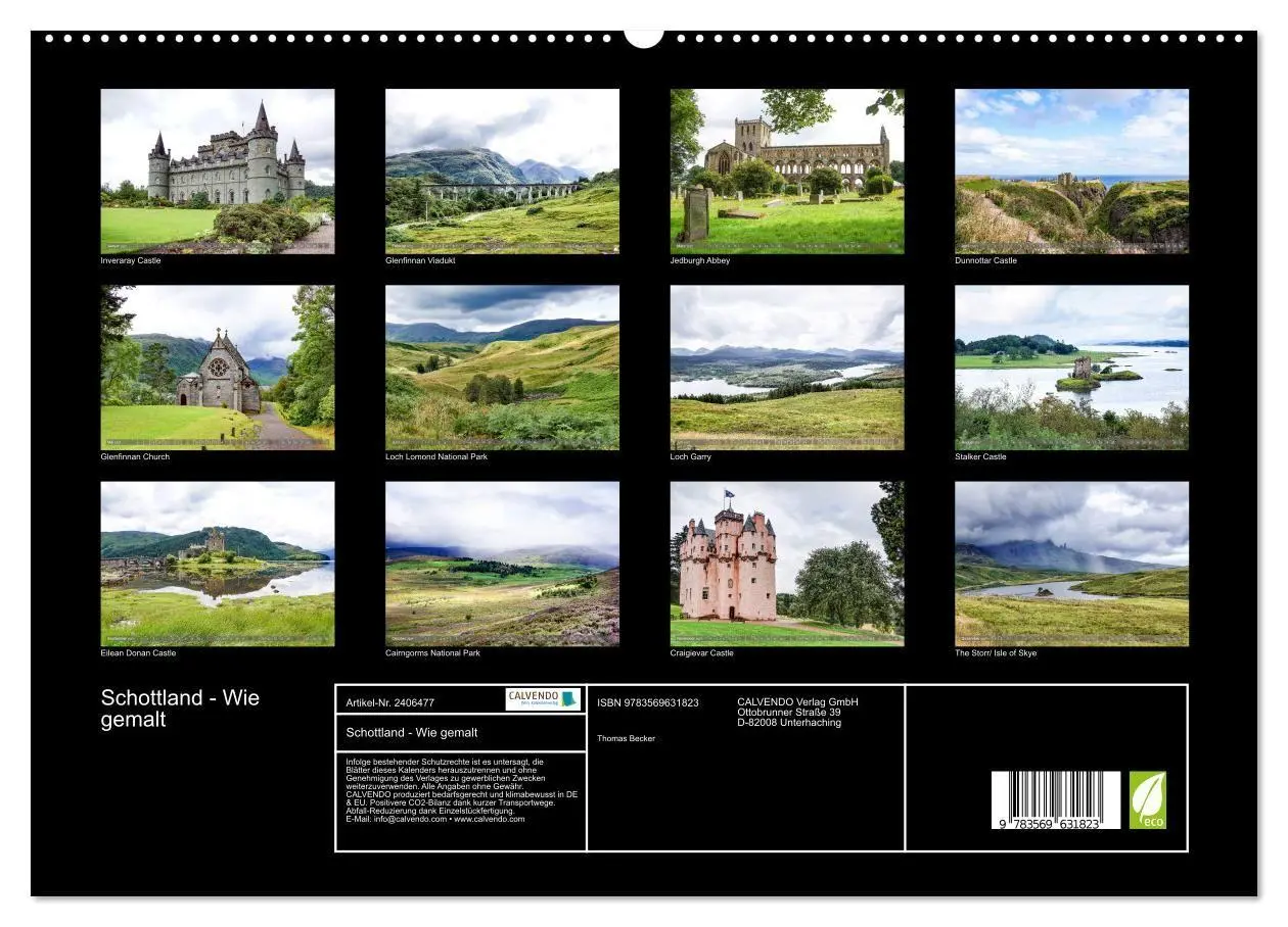 Bild: 9783569631823 | Schottland - Wie gemalt (hochwertiger Premium Wandkalender 2027 DIN...