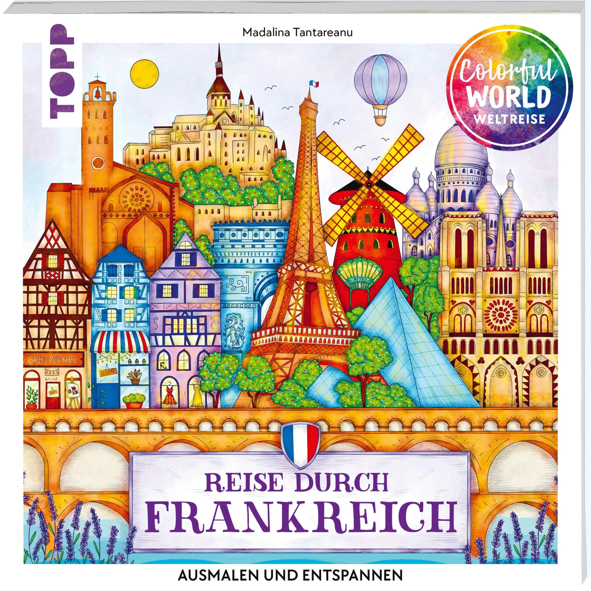 Cover: 9783735881823 | Colorful World Weltreise - Reise durch Frankreich | Tantareanu | Buch