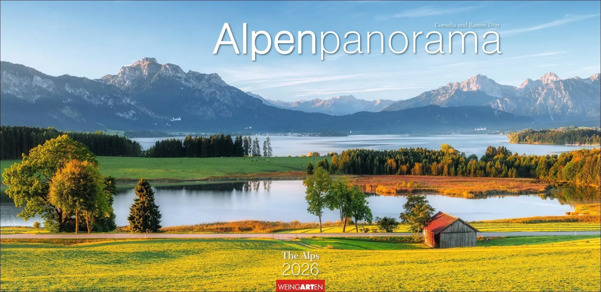 Cover: 9783839901823 | Alpenpanorama Kalender 2026 | Cornelia Dörr | Kalender | Spiralbindung