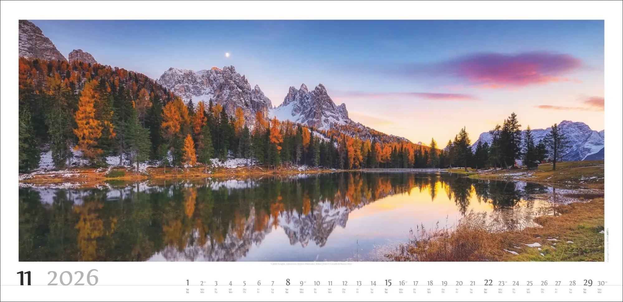 Bild: 9783839901823 | Alpenpanorama Kalender 2026 | Cornelia Dörr | Kalender | Spiralbindung