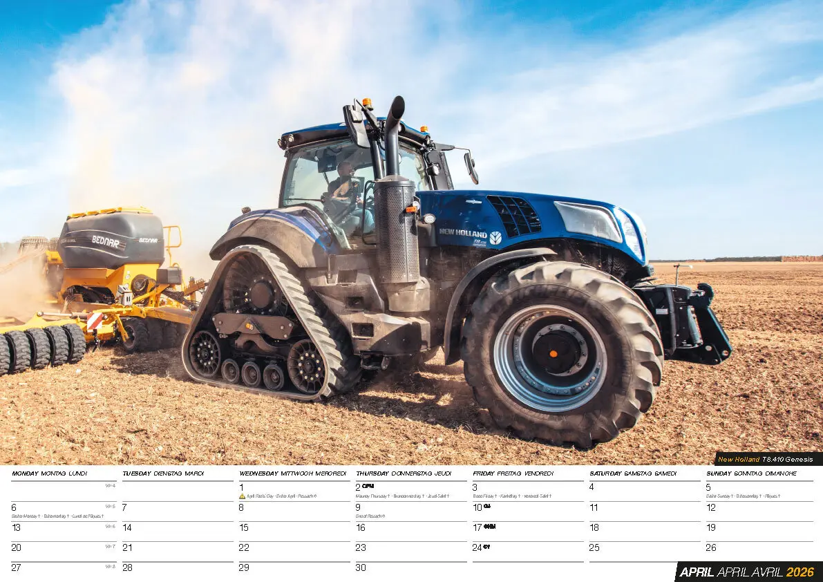 Bild: 9798893611823 | Traktoren Kalender 2026 | Kalender | 14 S. | Deutsch | 2026