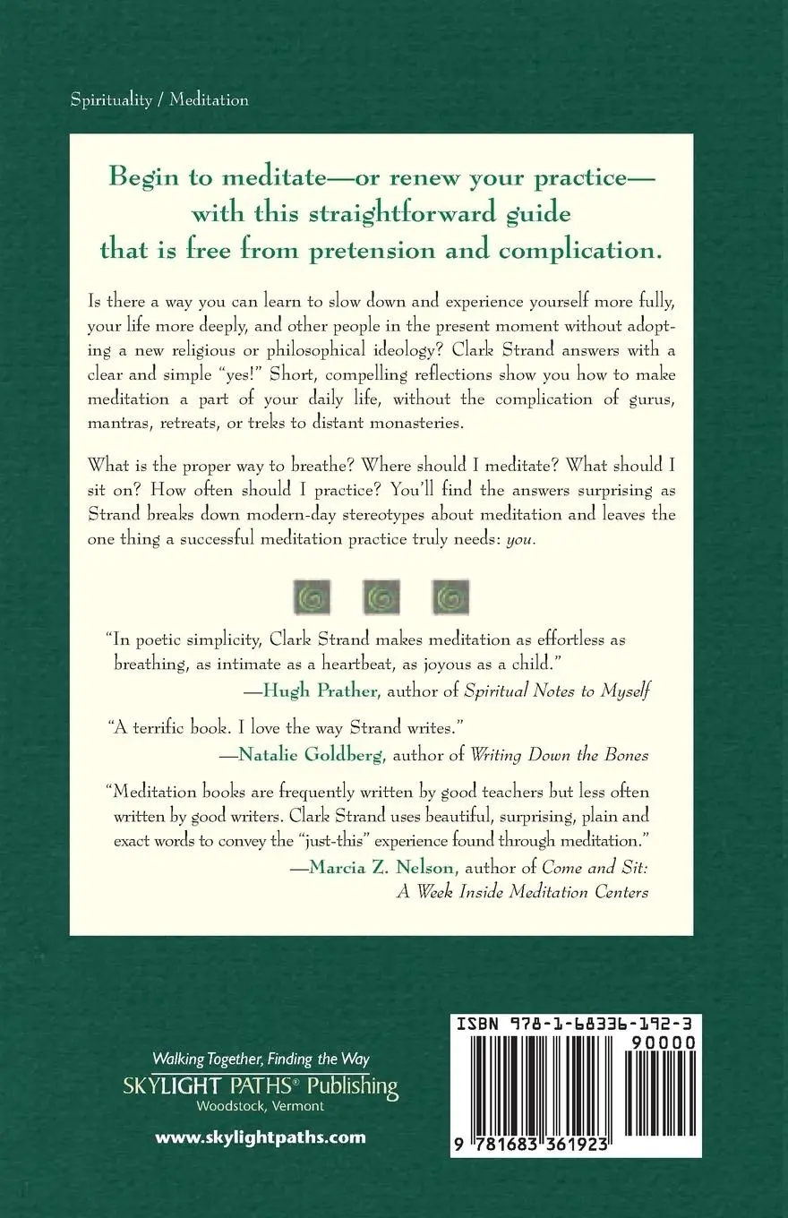 Rückseite: 9781683361923 | Meditation without Gurus | Meditation without Gurus | Clark Strand