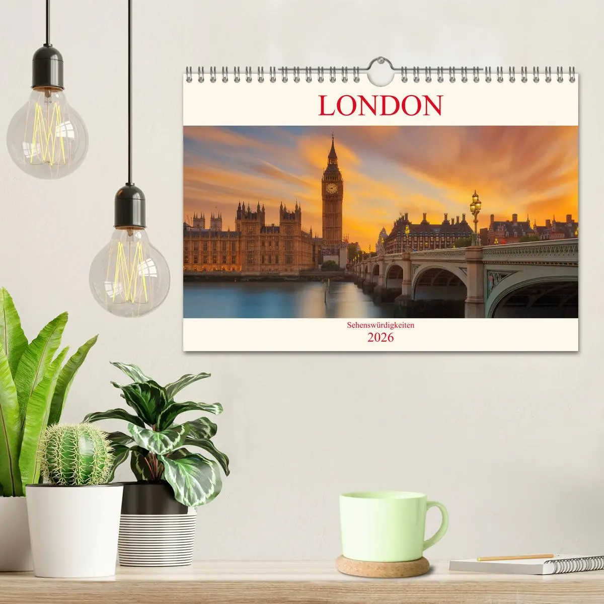 Bild: 9783457751923 | London Sehenswürdigkeiten (Wandkalender 2026 DIN A4 quer), CALVENDO...