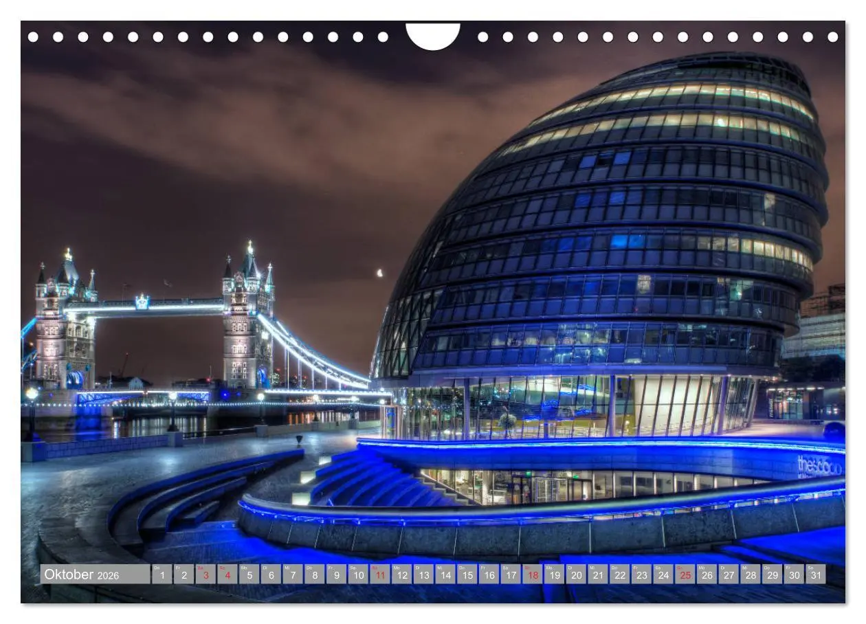 Bild: 9783457751923 | London Sehenswürdigkeiten (Wandkalender 2026 DIN A4 quer), CALVENDO...