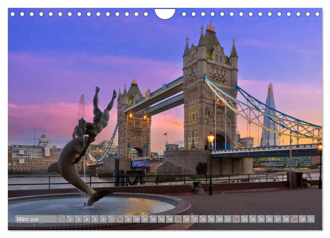 Bild: 9783457751923 | London Sehenswürdigkeiten (Wandkalender 2026 DIN A4 quer), CALVENDO...