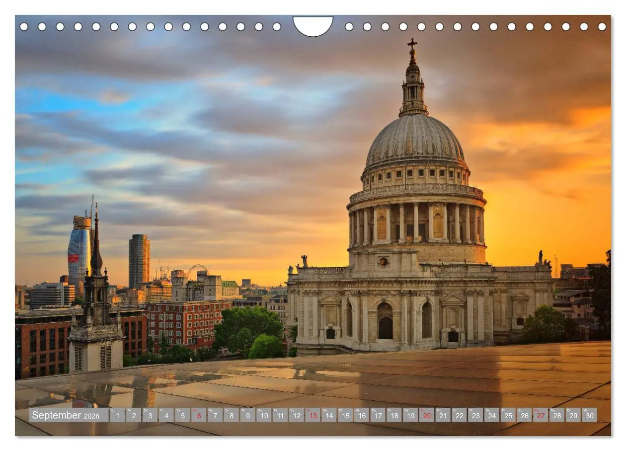 Bild: 9783457751923 | London Sehenswürdigkeiten (Wandkalender 2026 DIN A4 quer), CALVENDO...
