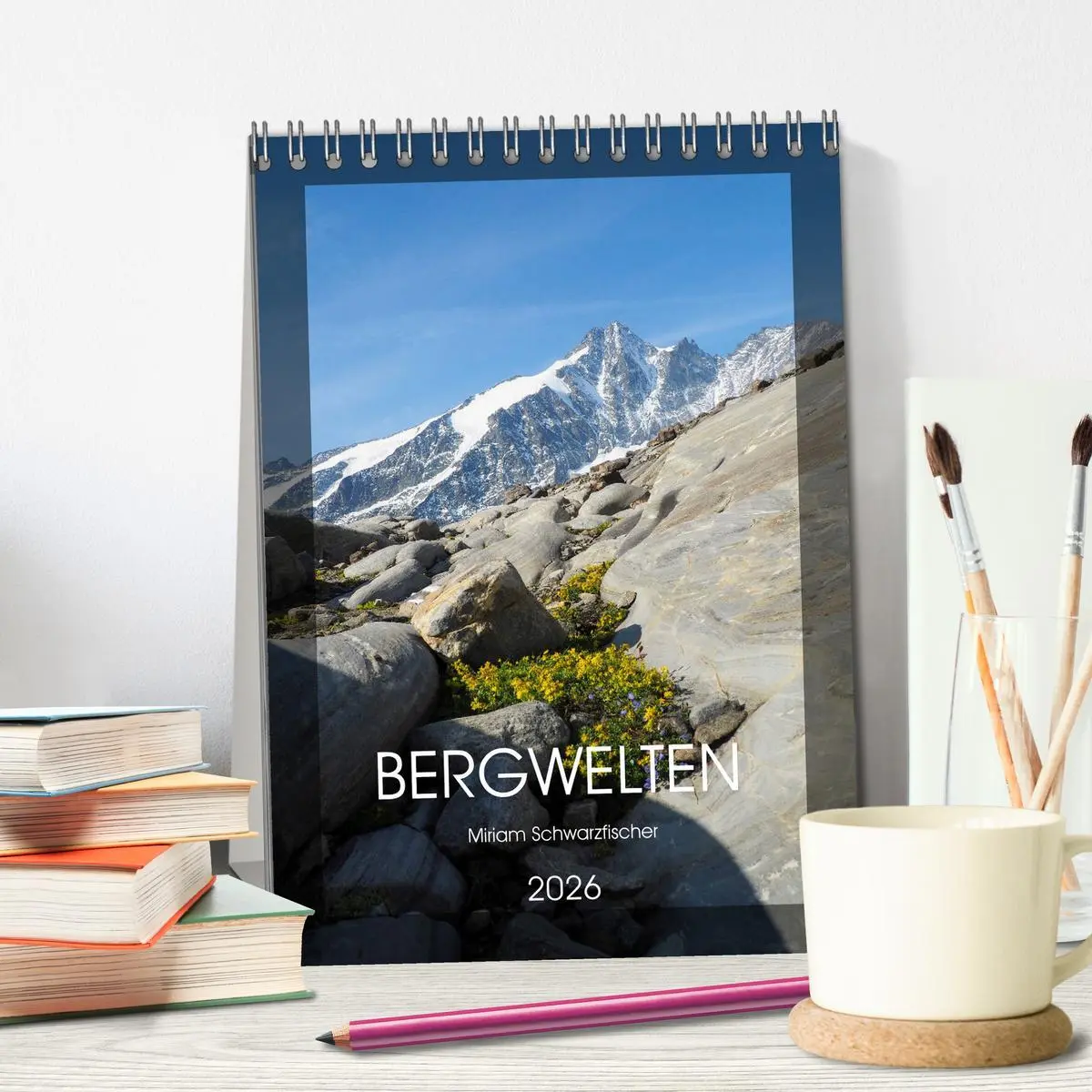 Bild: 9783516391923 | Bergwelten Wandkalender (Tischkalender 2026 DIN A5 hoch), CALVENDO...