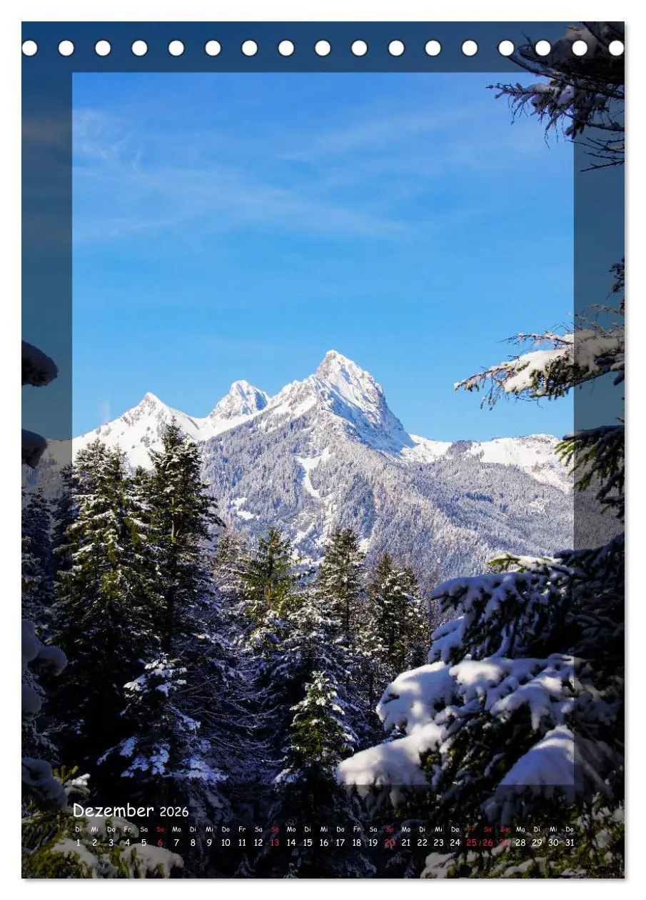 Bild: 9783516391923 | Bergwelten Wandkalender (Tischkalender 2026 DIN A5 hoch), CALVENDO...