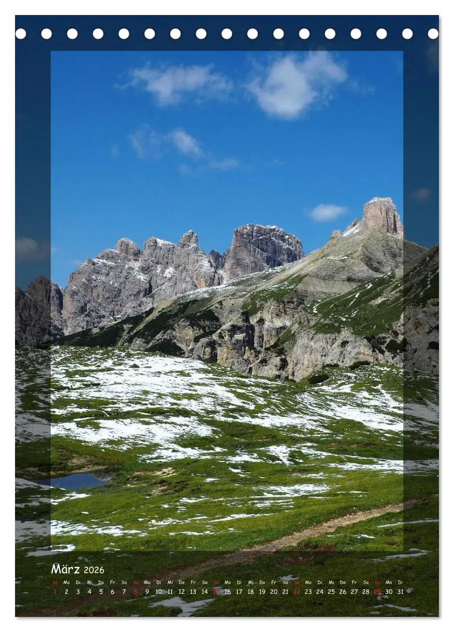 Bild: 9783516391923 | Bergwelten Wandkalender (Tischkalender 2026 DIN A5 hoch), CALVENDO...